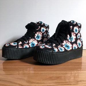 JEFFREY CAMPBELL eyeball hiya platform sneakers